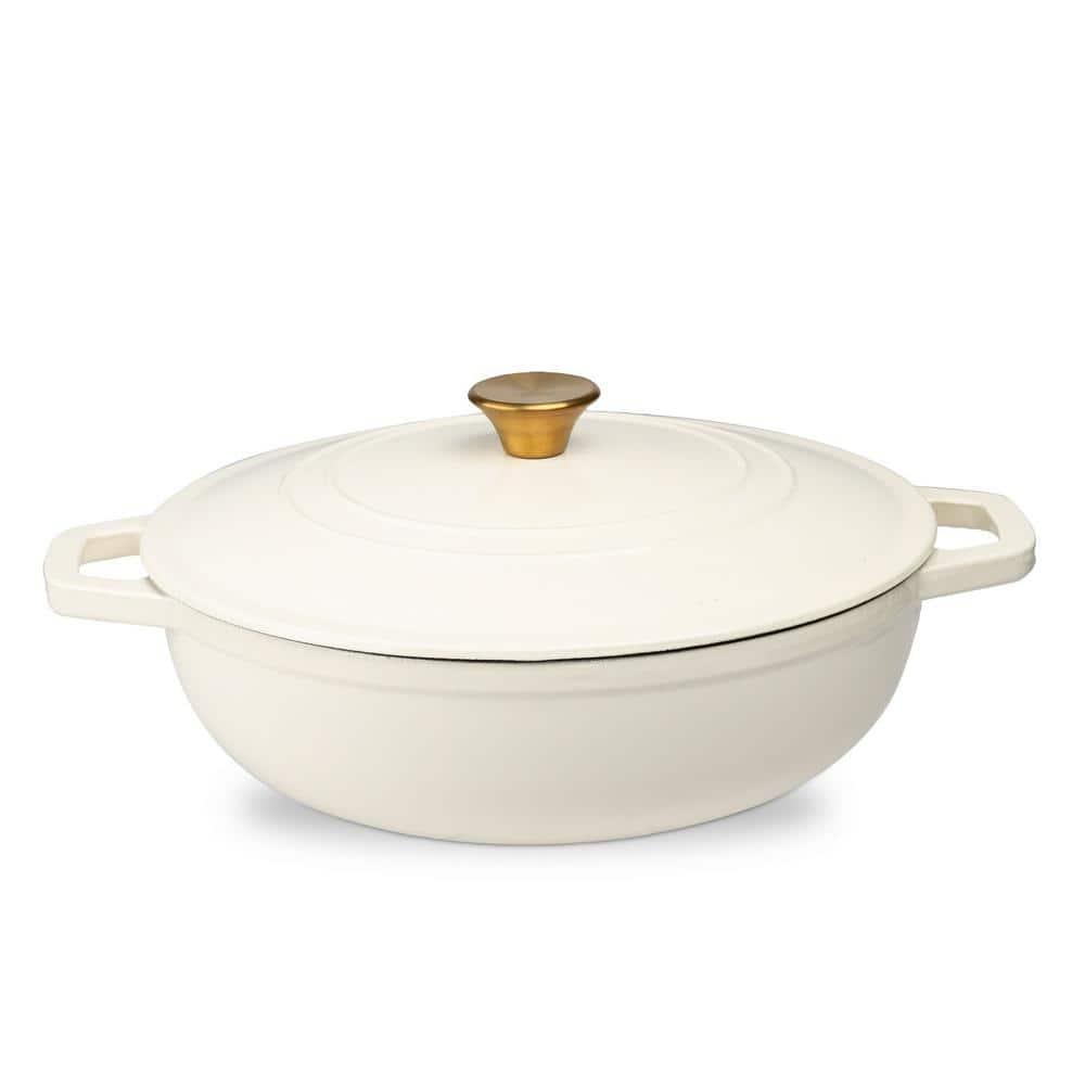 Lexi Home Lexi Home 5 qt. Enameled Cast Iron Round Braiser