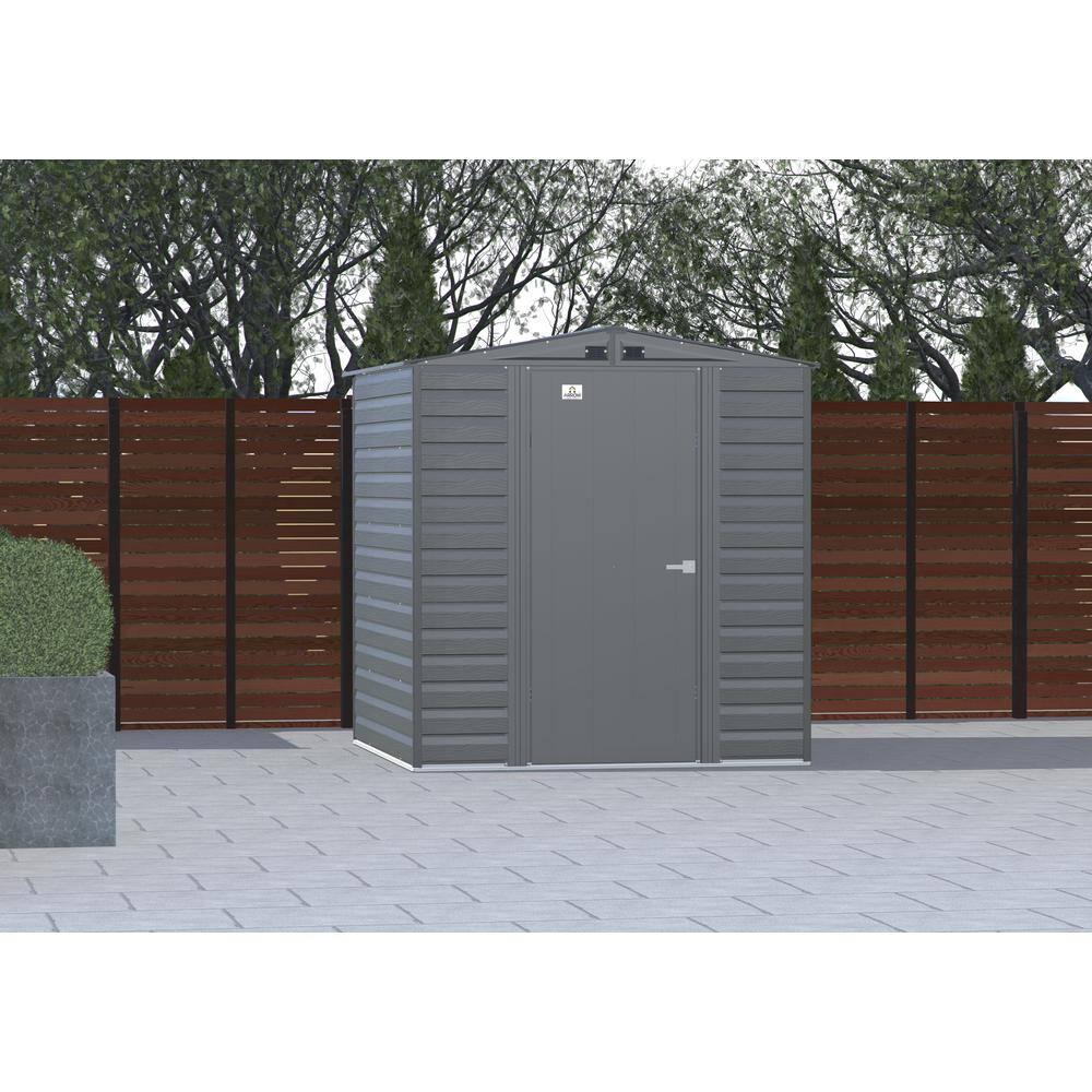 Arrow 6 ft. W x 7 ft. D Galvanized Steel	 Storage Shed