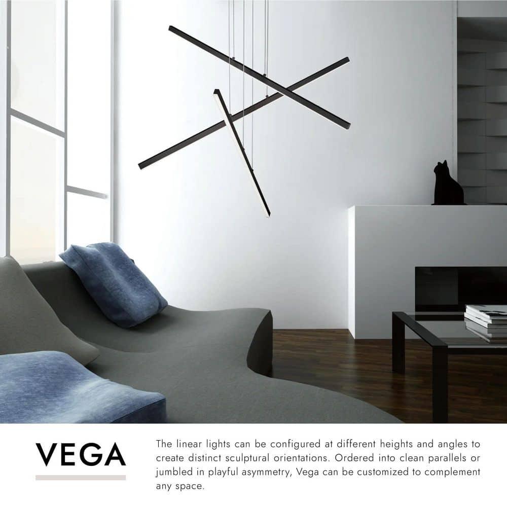 Vega 3 - Light LED Kitchen Island Pendant
