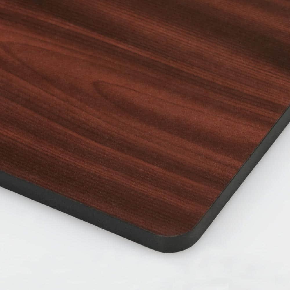 Furinno Turn-N-Tube Haydn Engineered Wood End Table in Dark Cherry/Black