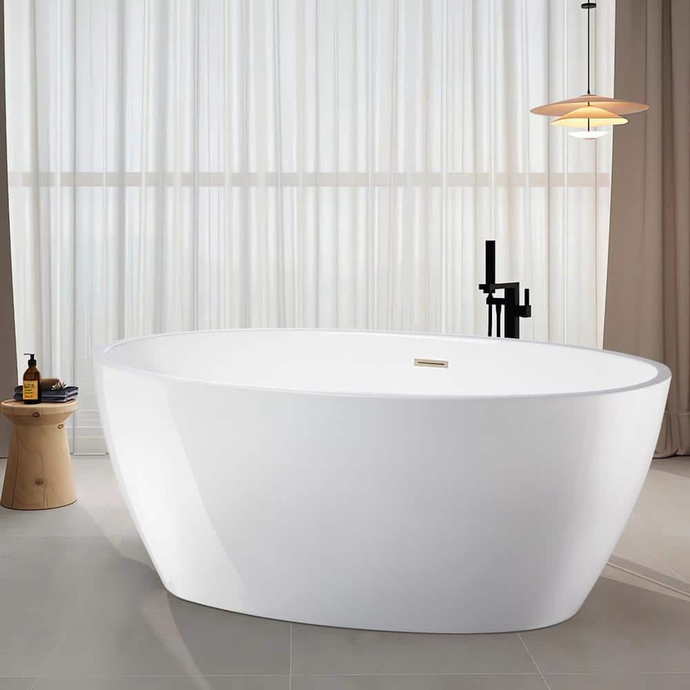 Freestanding Soaking Acrylic Bathtub