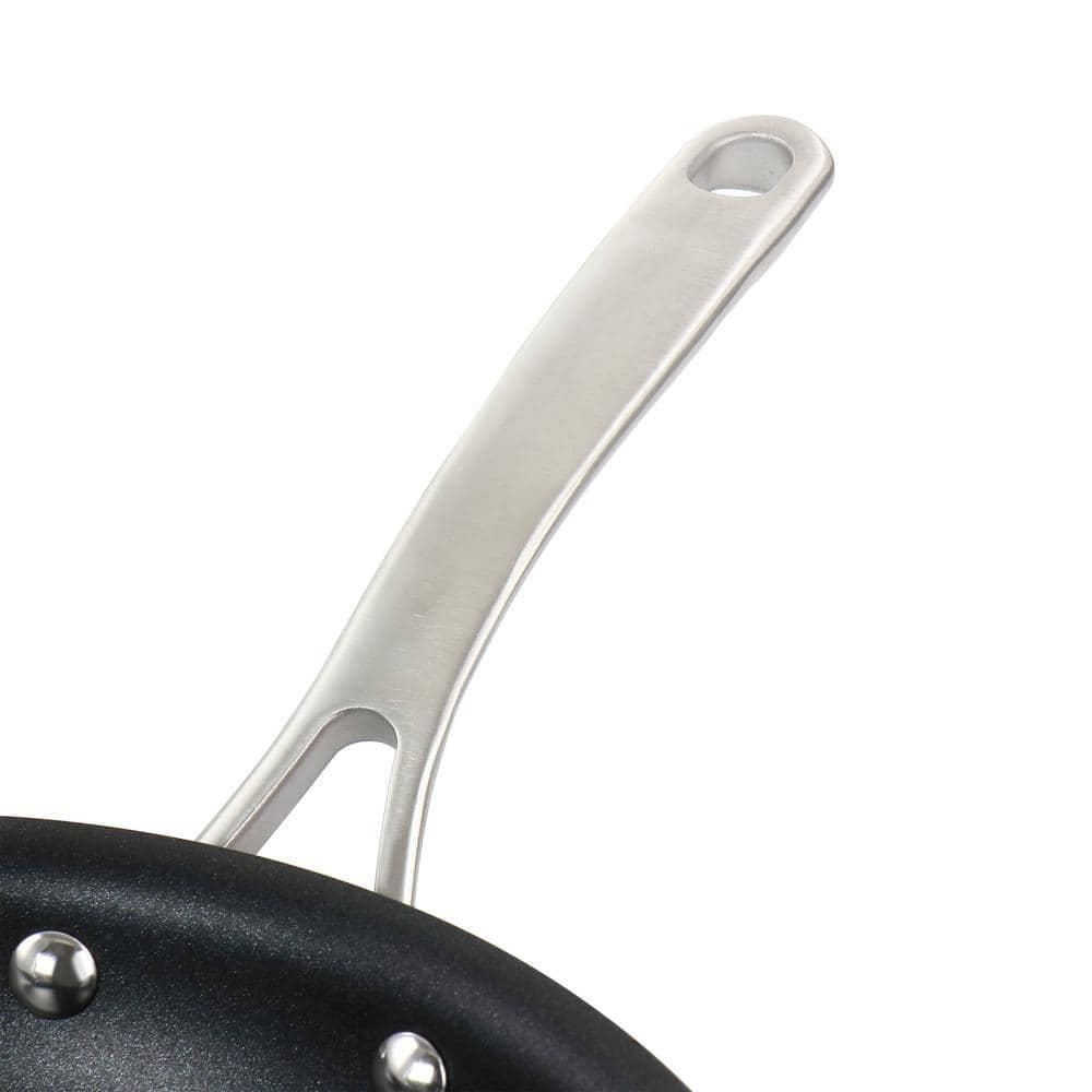 Martha Stewart Bosworth 10 Piece Hard Anodized Nonstick Aluminum Cookware Set - Black
