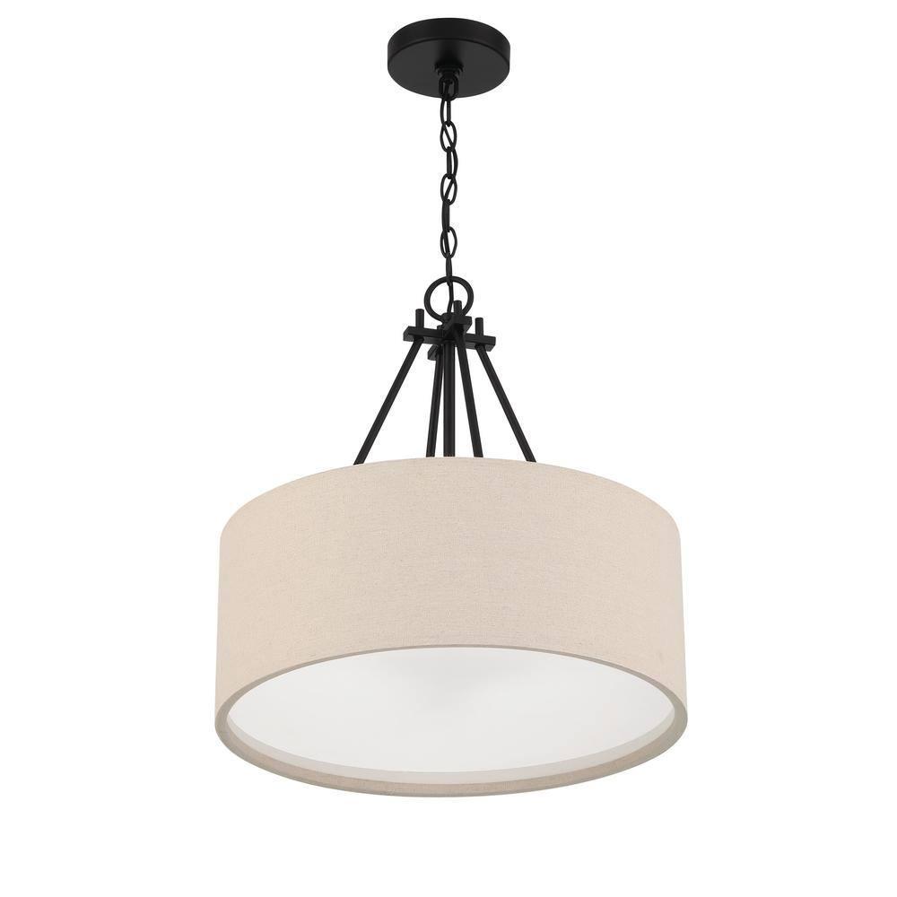 Craftmade Lighting Duke 3 - Light Pendant in  Flat Black