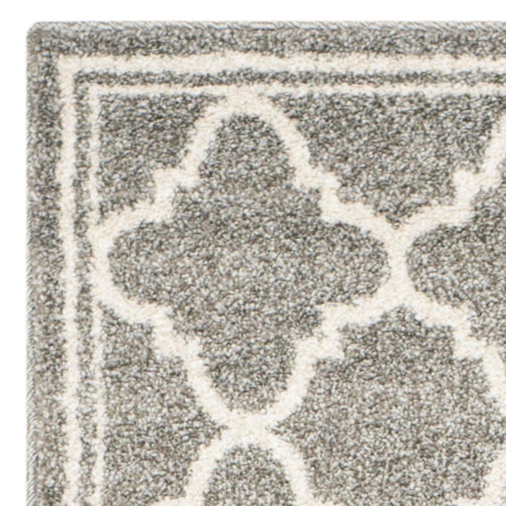 Amherst AMT422 Power Loomed Indoor Runner Rug - Dark Grey/Beige - 2'3"x11' - Safavieh