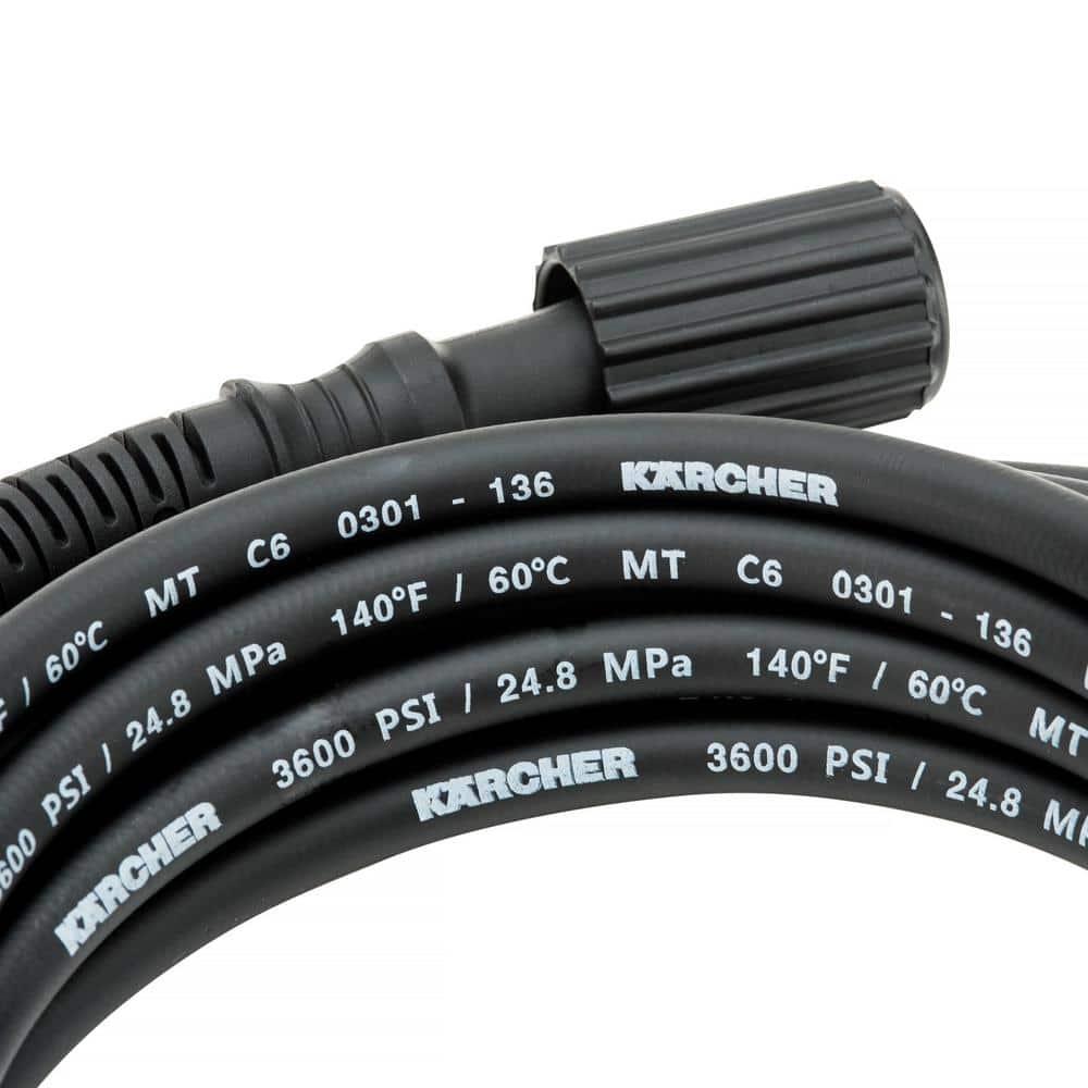 Karcher 25 ft. Black Rubber Pressure Washer Extension Hose