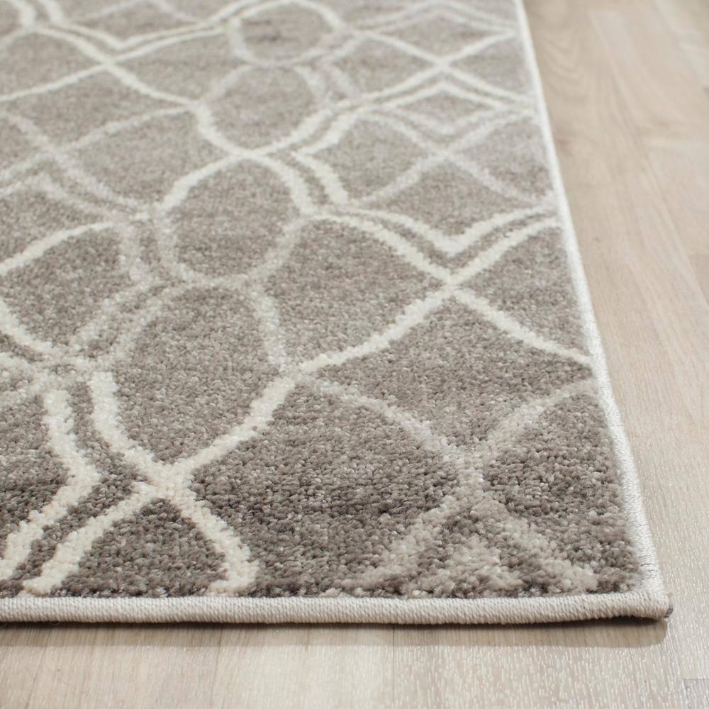 Amherst AMT417 Power Loomed Accent Rug - Grey/Light Grey - 3'x5' - Safavieh.