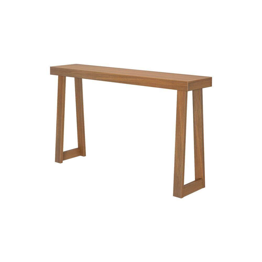 Plank+Beam Solid Wood 56" Console Table, Classic Entryway Table, Narrow Foyer Table