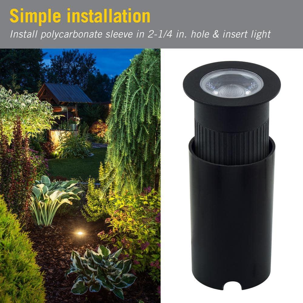 Armacost Lighting 4.5W Inground Landscape LED Light - Soft White 3000K Metal Well Light