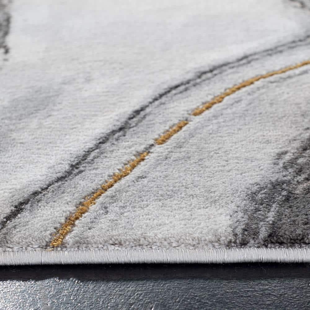 Craft CFT819 Loomed Indoor Runner Rug - Grey/Gold - 2'3"x6' - Safavieh