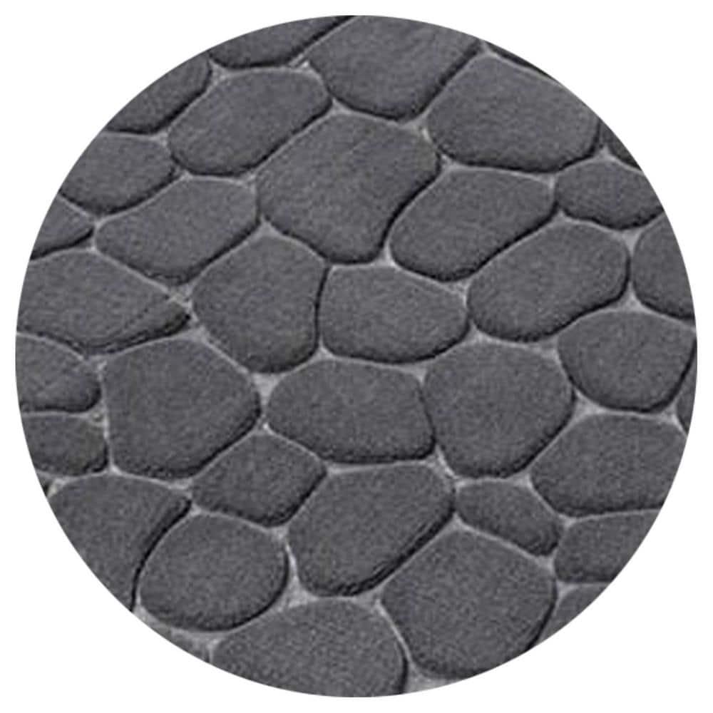 Evideco Pebble Runner Mat - Memory Foam - 48"L x 18"W for Kitchen, Bathroom and more