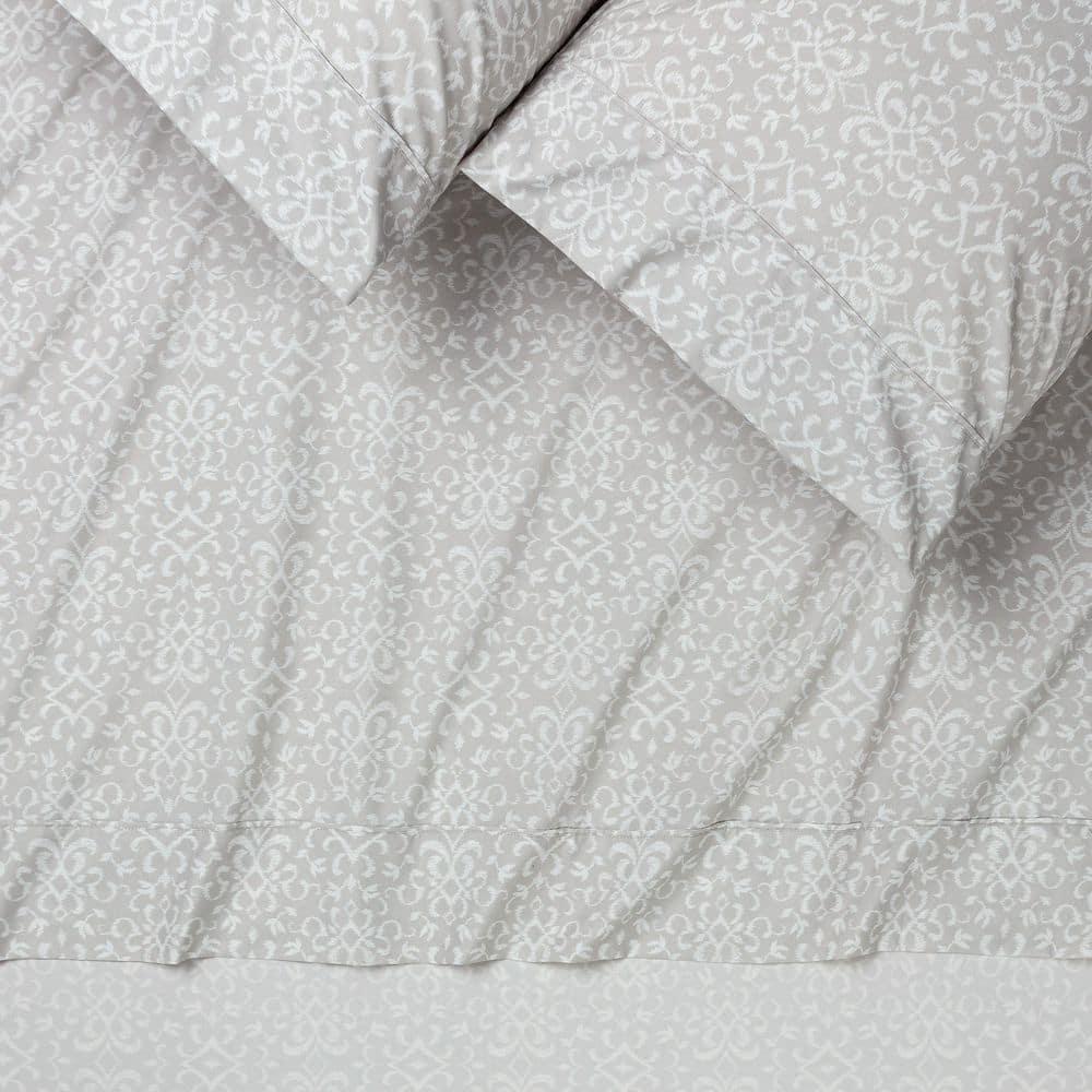 Chanasya Ultra Soft Floral Microfiber Percale Sheet Set