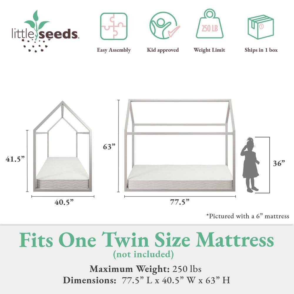 Skyler Metal Montessori House Bed