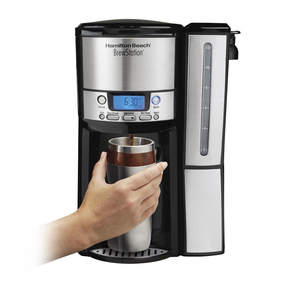 Hamilton Beach® Stainless Steel 12 Cup Dispensing Coffee Maker