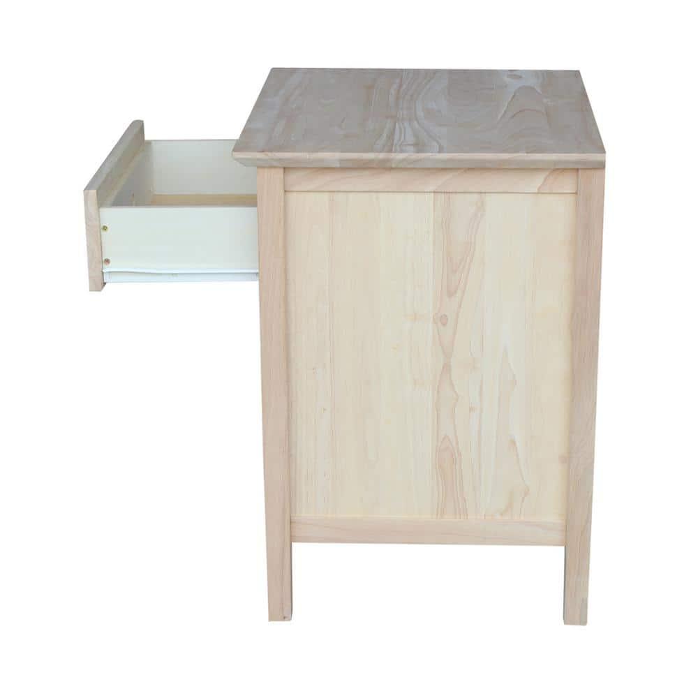 19.5" Nightstand Unfinished - International Concepts