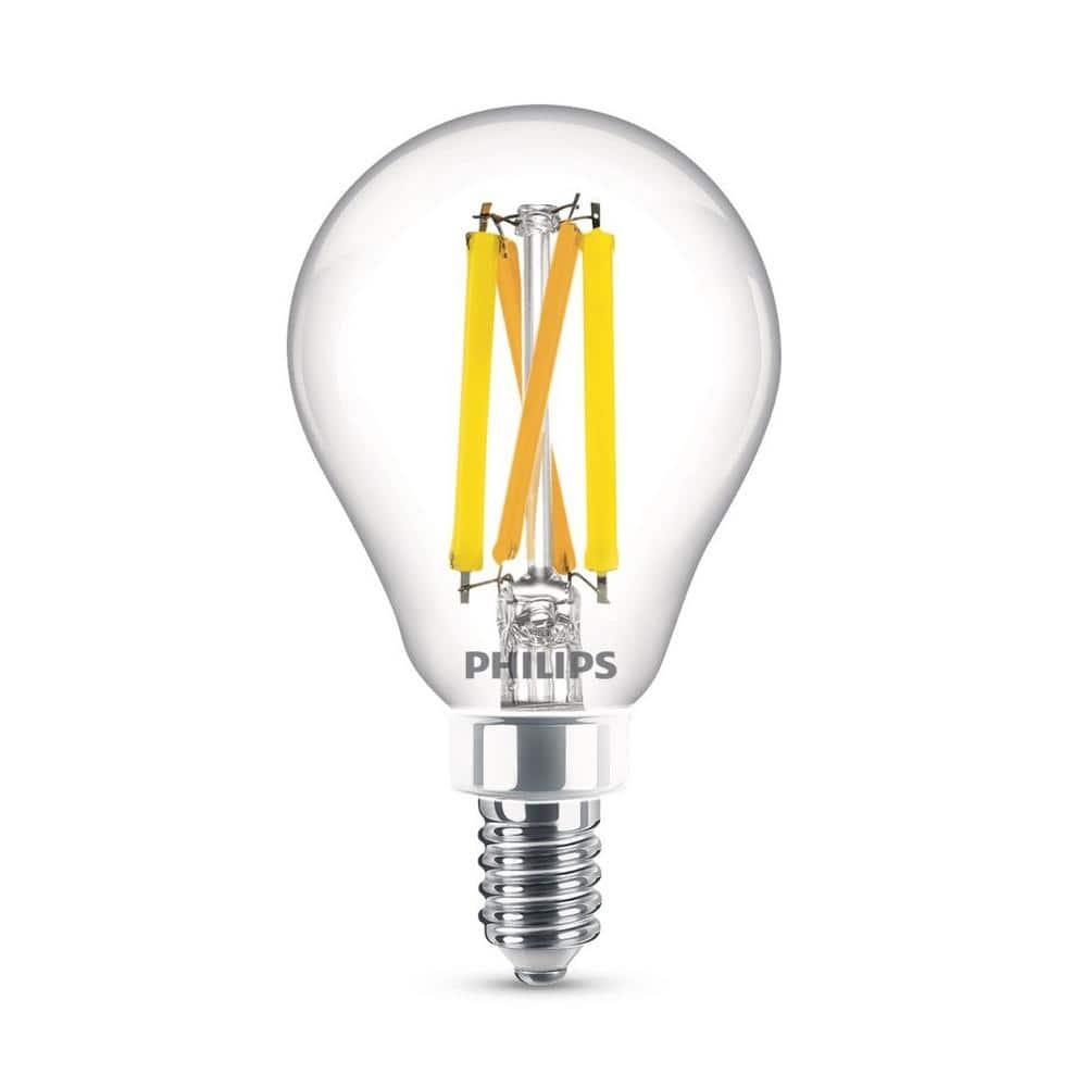 1PC Philips Ultra Definition Warm Glow A15 Candelabra Base LED Light Bulb