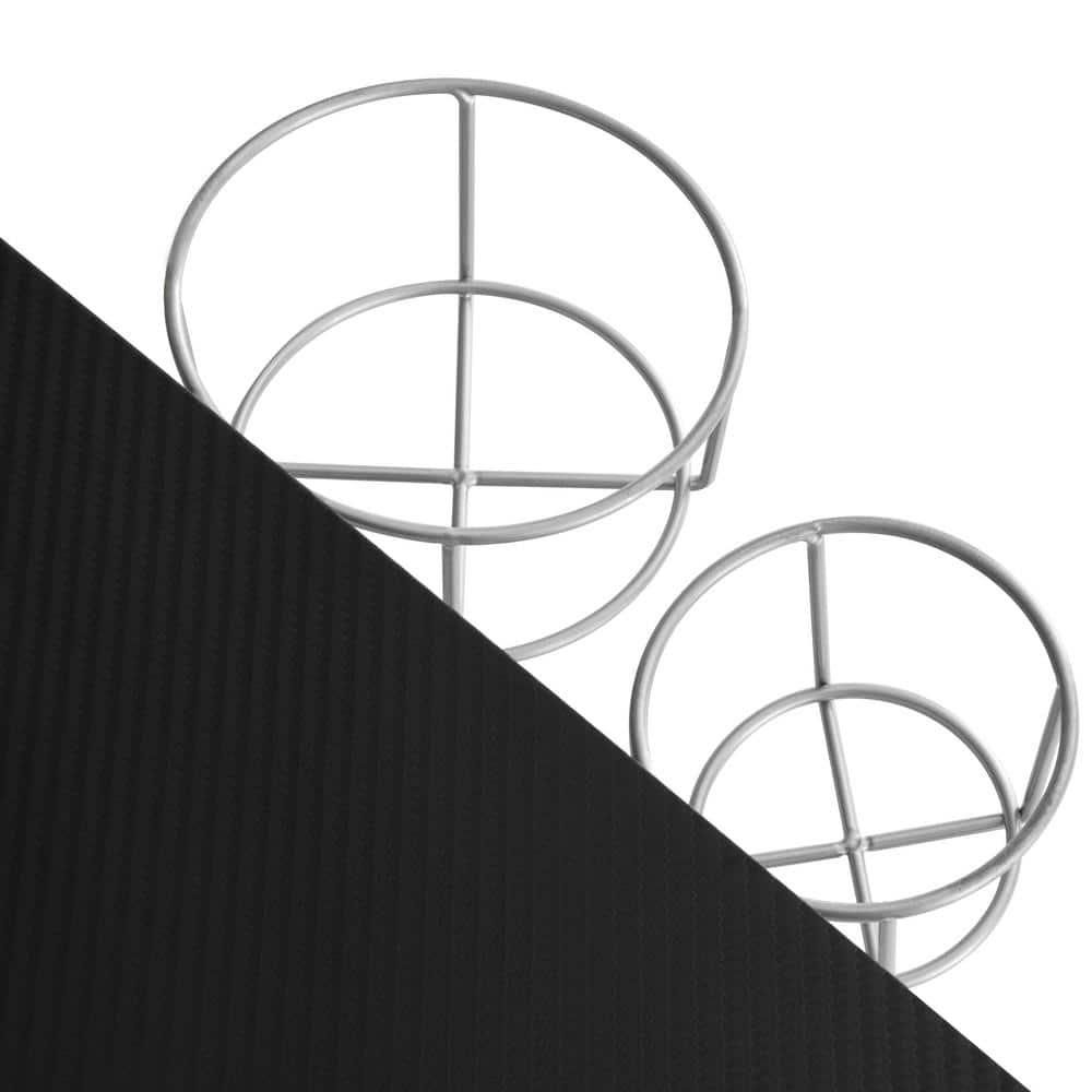 L-Shaped Metal Base Accent