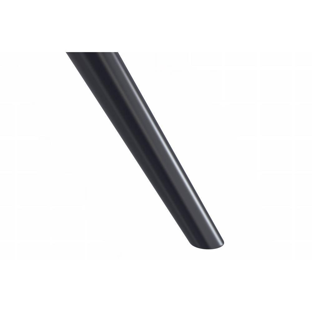 Hokku Designs Senath Modern Dining Table with Sintered Stone Top and Stainless Steel Base