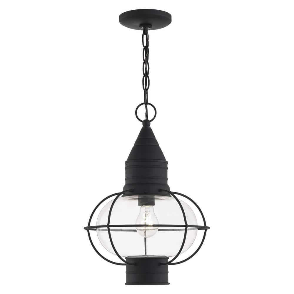 Livex Lighting Newburyport 1 - Light Pendant in  Black