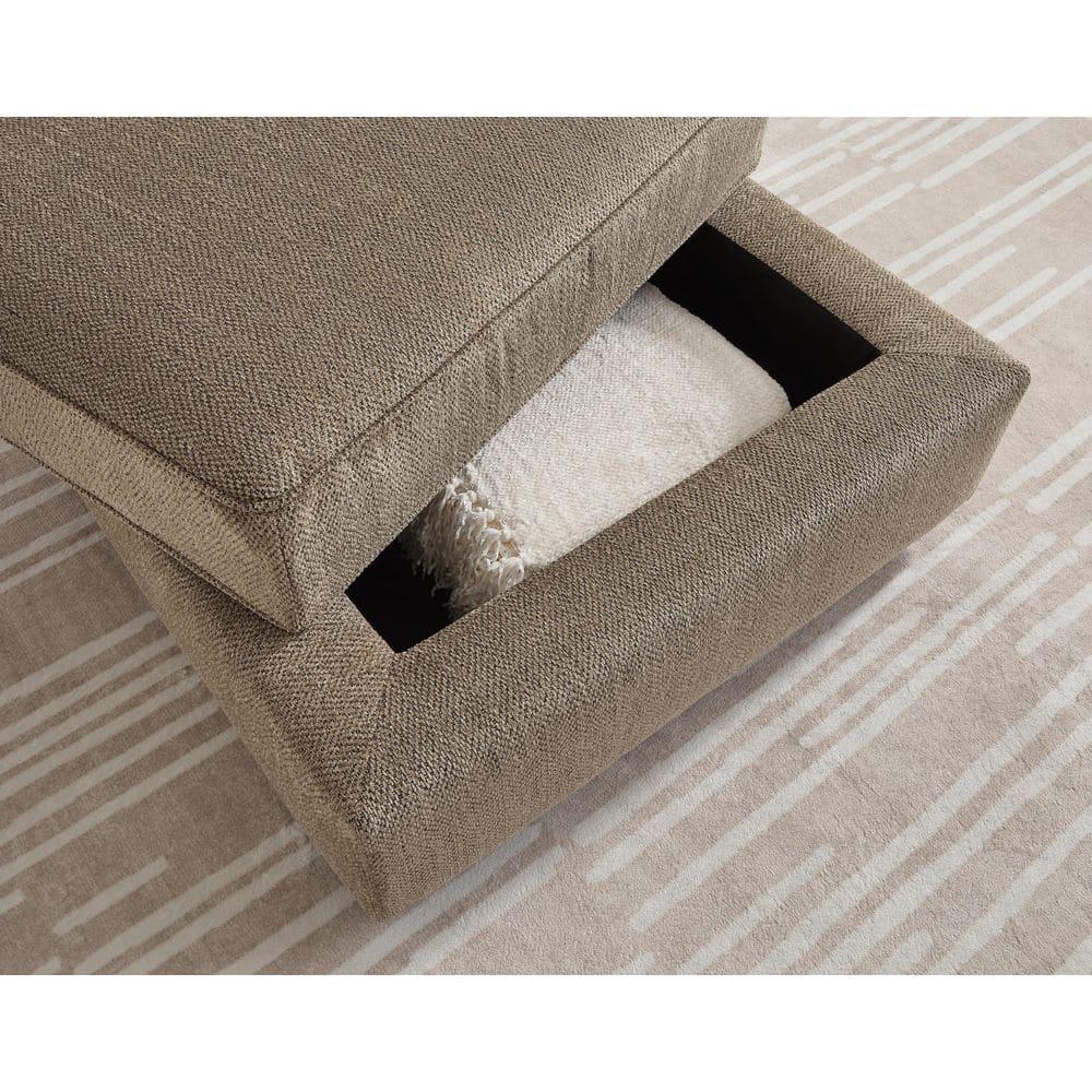 Latitude Run® Orleanne Upholstered Ottoman