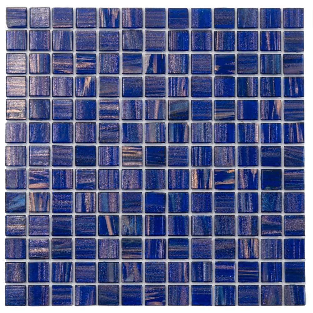 Celestial 0.8" x 0.8" Glass Grid Mosaic Wall & Floor Tile