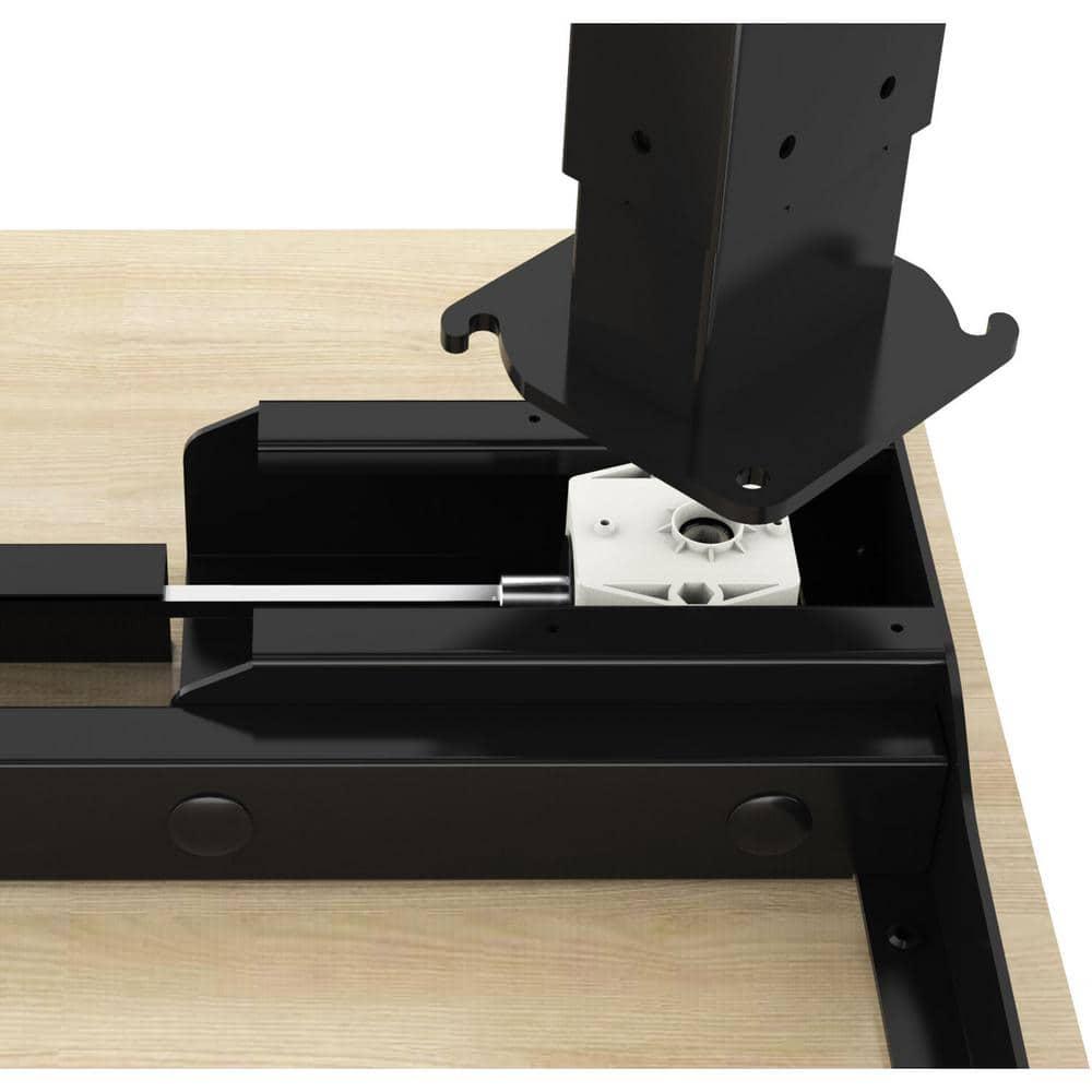 Hanover 47-In. Electric Sit or Stand Desk with Adjustable Heights, Natural