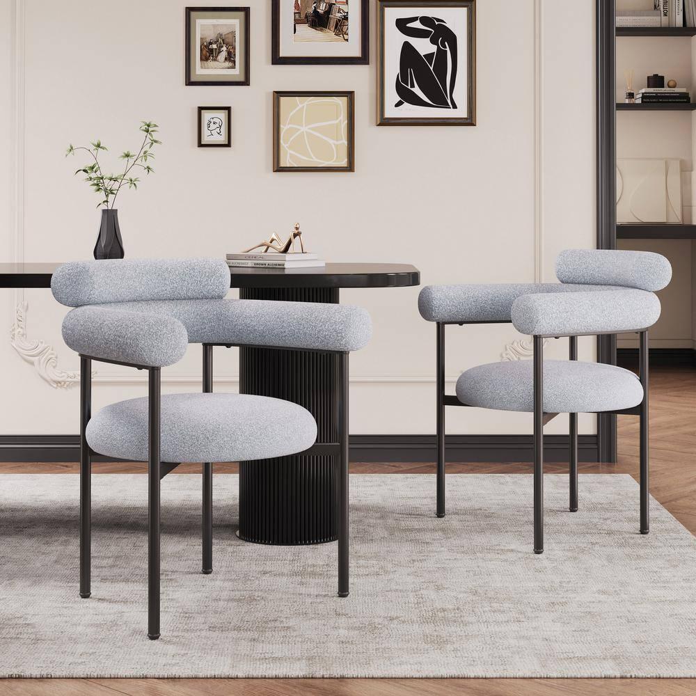 Christopher Knight Home Rylan Upholstered Armchair Dining Chairs