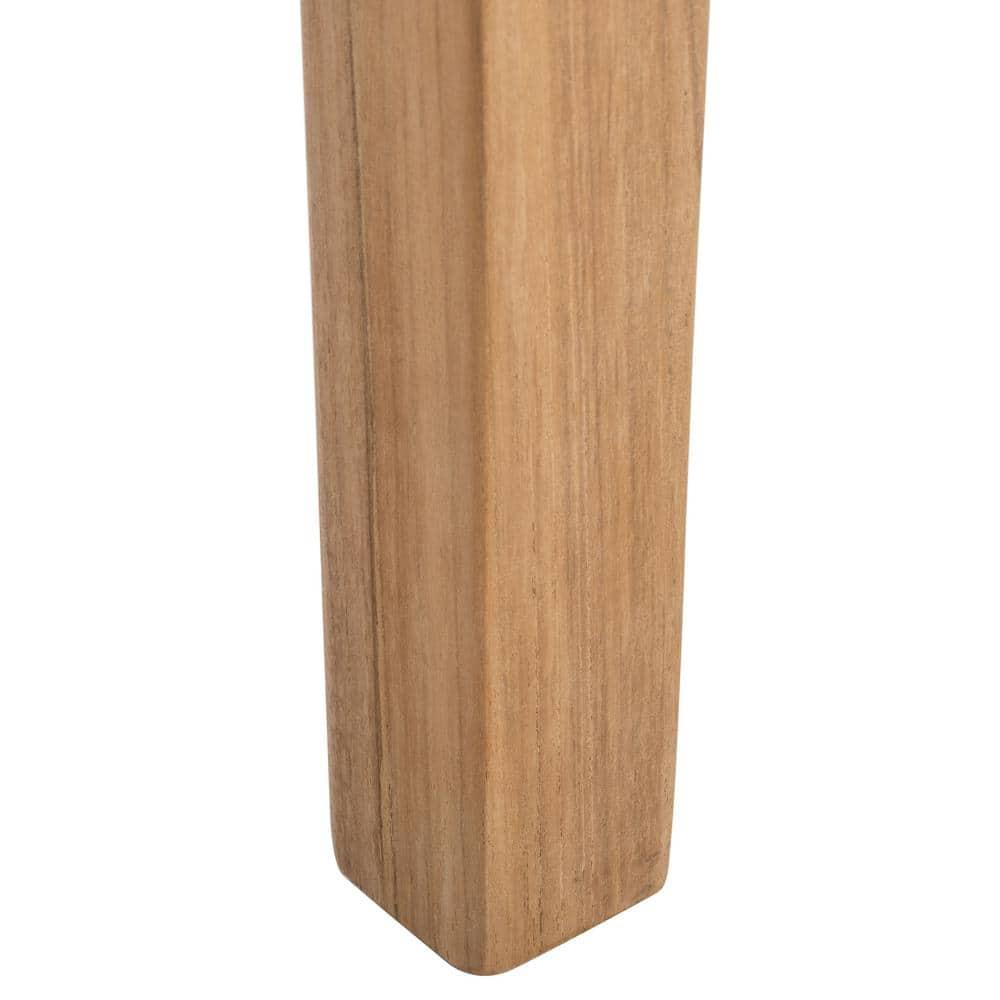 Capri Counter Stool - BST1009 - Natural Teak/White - Safavieh