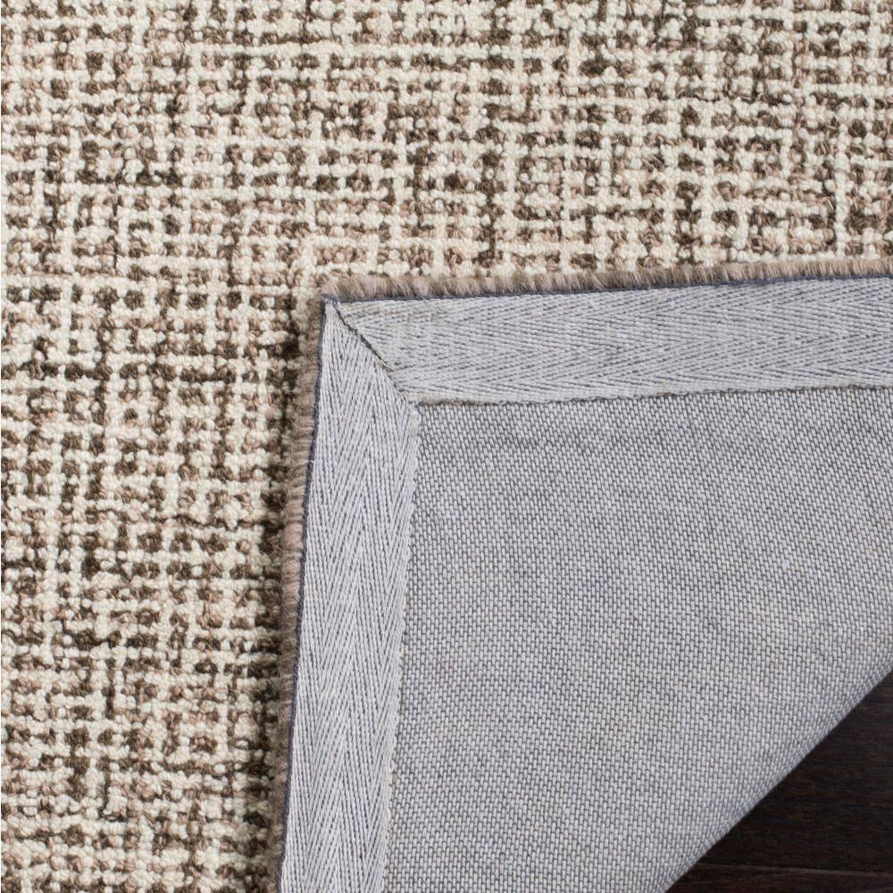 Abstract ABT220 Handmade Indoor Area Rug - Brown/Ivory - 6'x6' - Safavieh