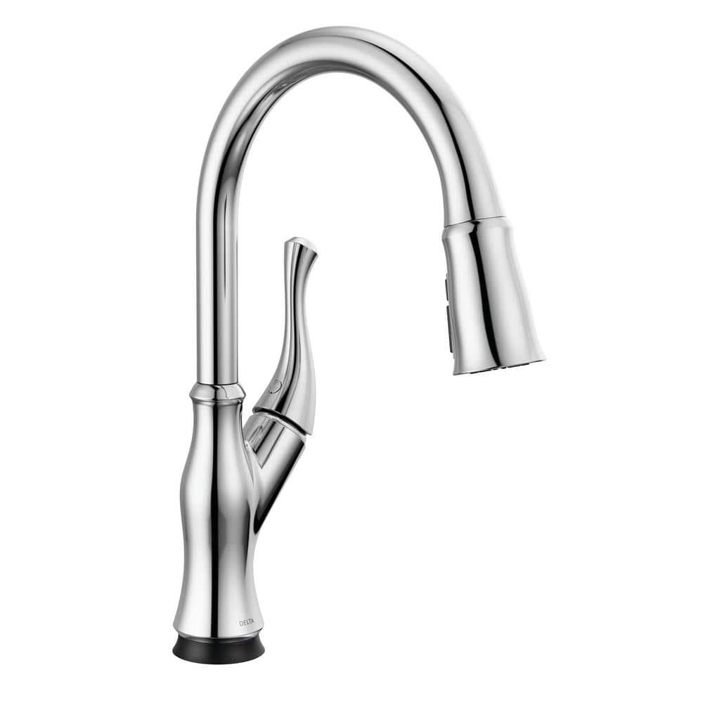Chrome Touch Kitchen Faucet with Pull-out Spray