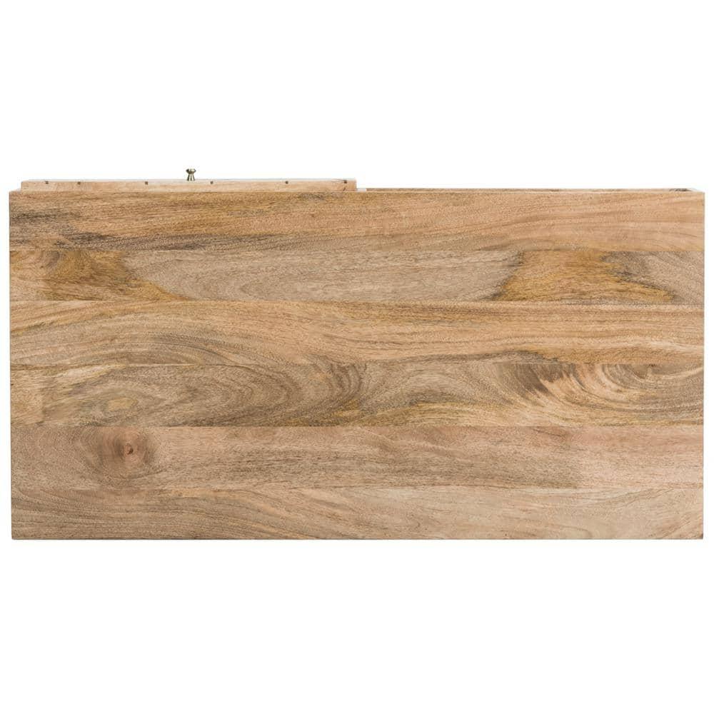 Marigold Coffee Table - Natural/Brass - Safavieh