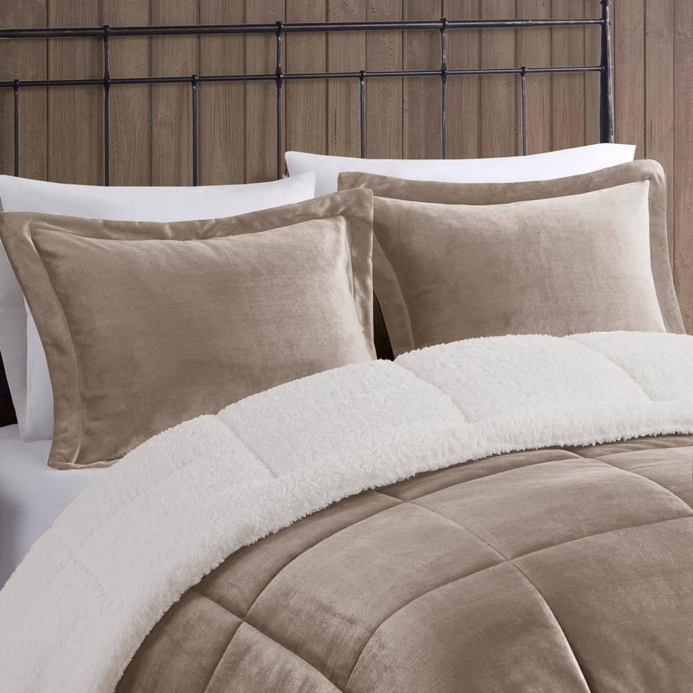 Woolrich Woolrich Alton Plush to Sherpa Down Alternative Comforter Set