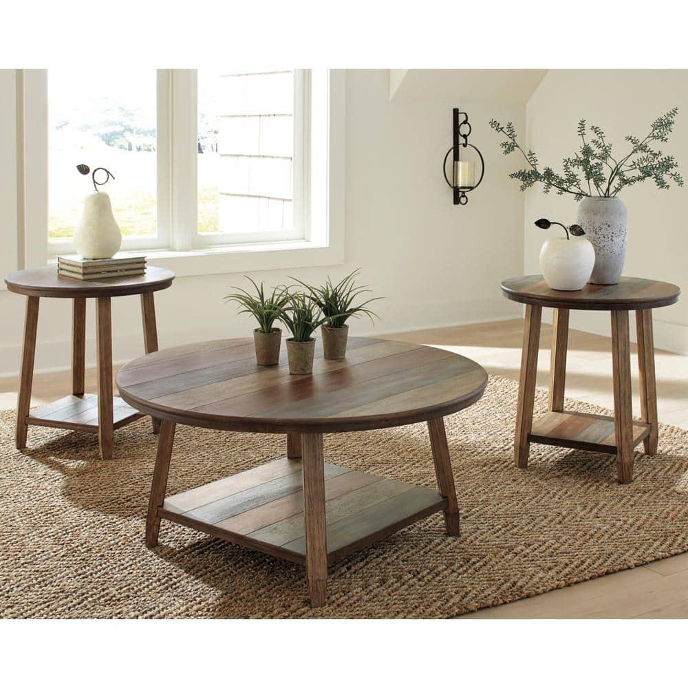 Signature Design by Ashley Casual Raebecki Table (Set of 3)  Multi
