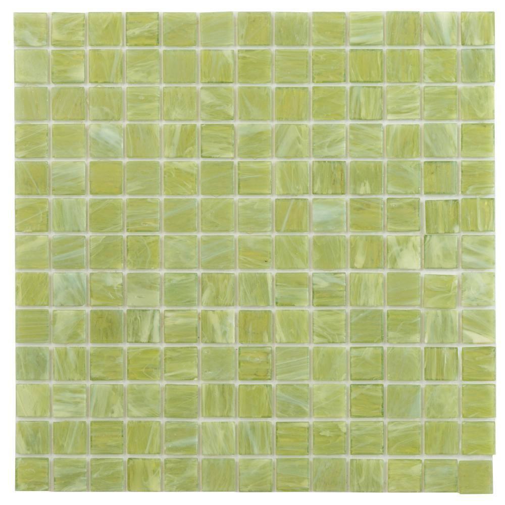 Celestial 0.8" x 0.8" Glass Grid Mosaic Wall & Floor Tile