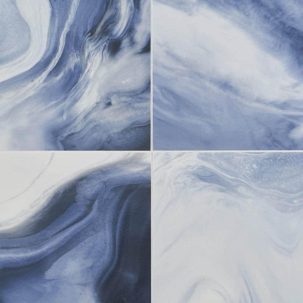 Savannah 23.62 in. x 47.24. in Polished Porcelain Marble Look Floor & Wall Tile (15.49 Sq. Ft./Case)