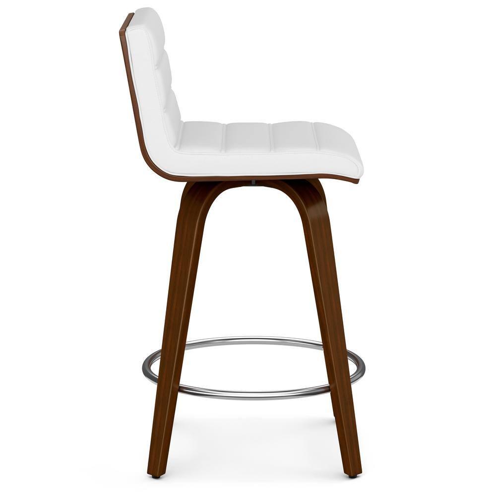 Roland Swivel Upholstered Counter Stool