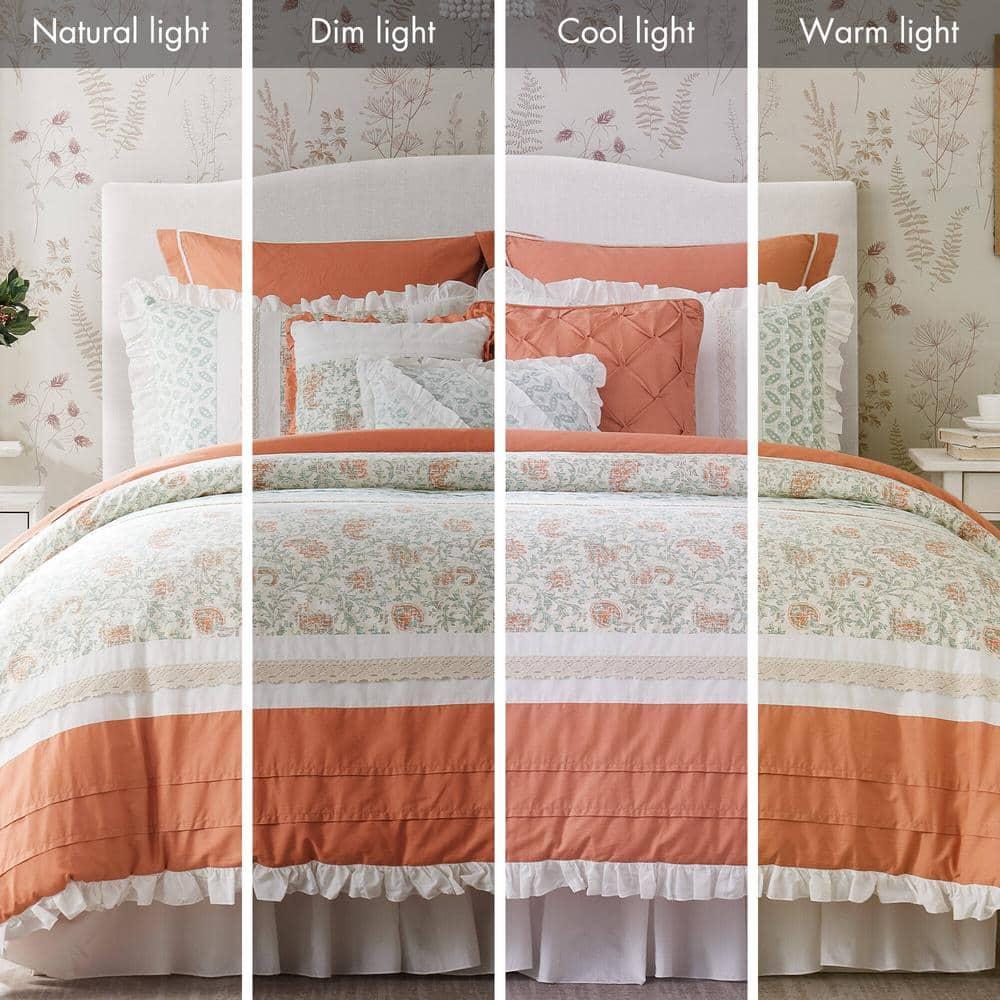Madison Park Dawn 9 Piece Cotton Percale Comforter Set