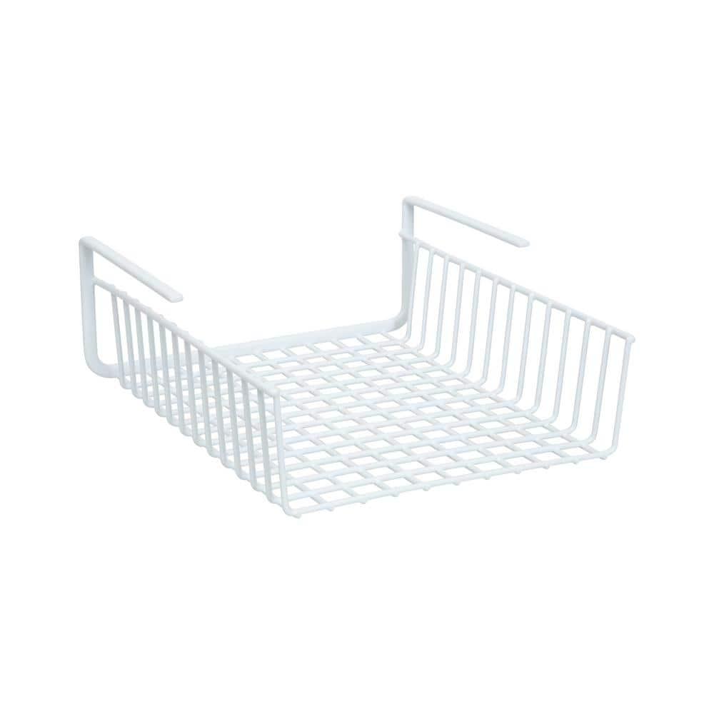 Organize It All Foil and Plastic Wrap Shelf Cabinet Organizer,13.5" x 12.5" L , White