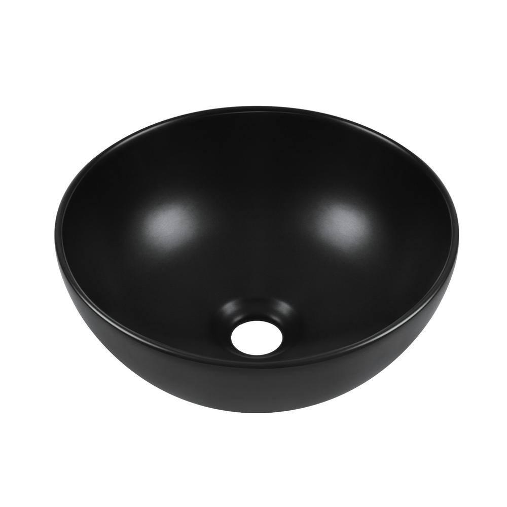 DeerValley Symmetry 13" x 13'' Circular/Round Vitreous Vessel Bathroom Sink