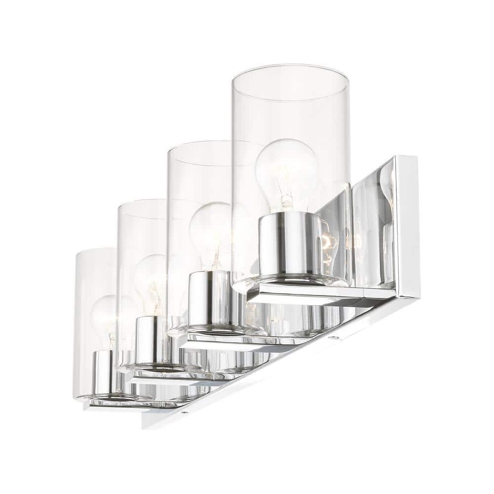 Livex Lighting Zurich 4 - Light Vanity in  Polished Chrome