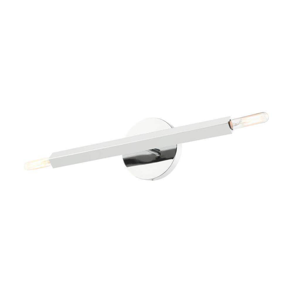 Livex Lighting Moco 2 - Light Wall Light in  Polished Chrome