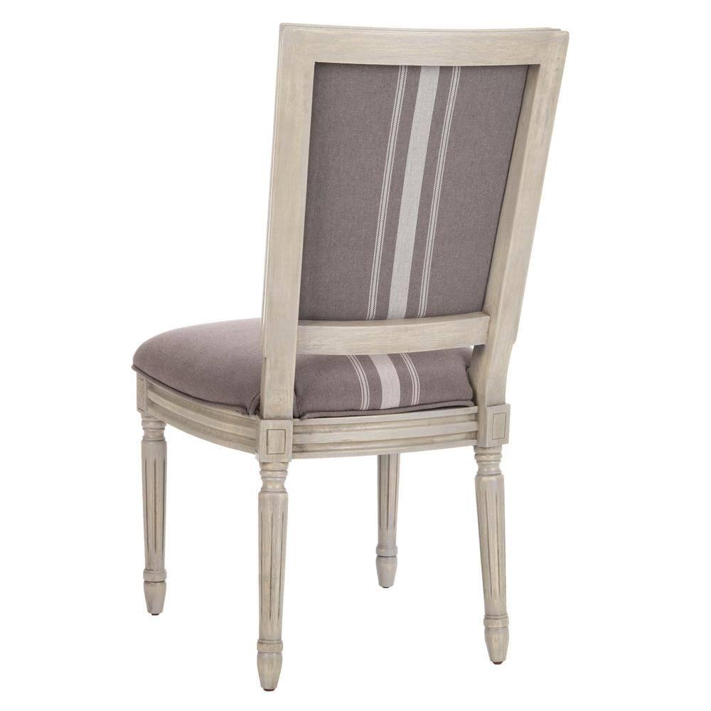 Buchanan 19''H French Brasserie Rectangle Side Chair (Set of 2) - Grey/Beige - Safavieh