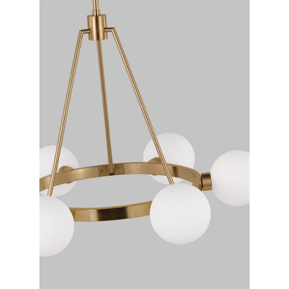 Helen 6 Light Metal Dimmable Chandelier