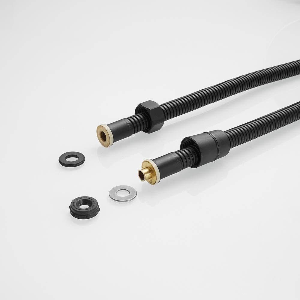 70.8 in. Stainless Steel Replacement Handheld Shower Hose in Matte Black