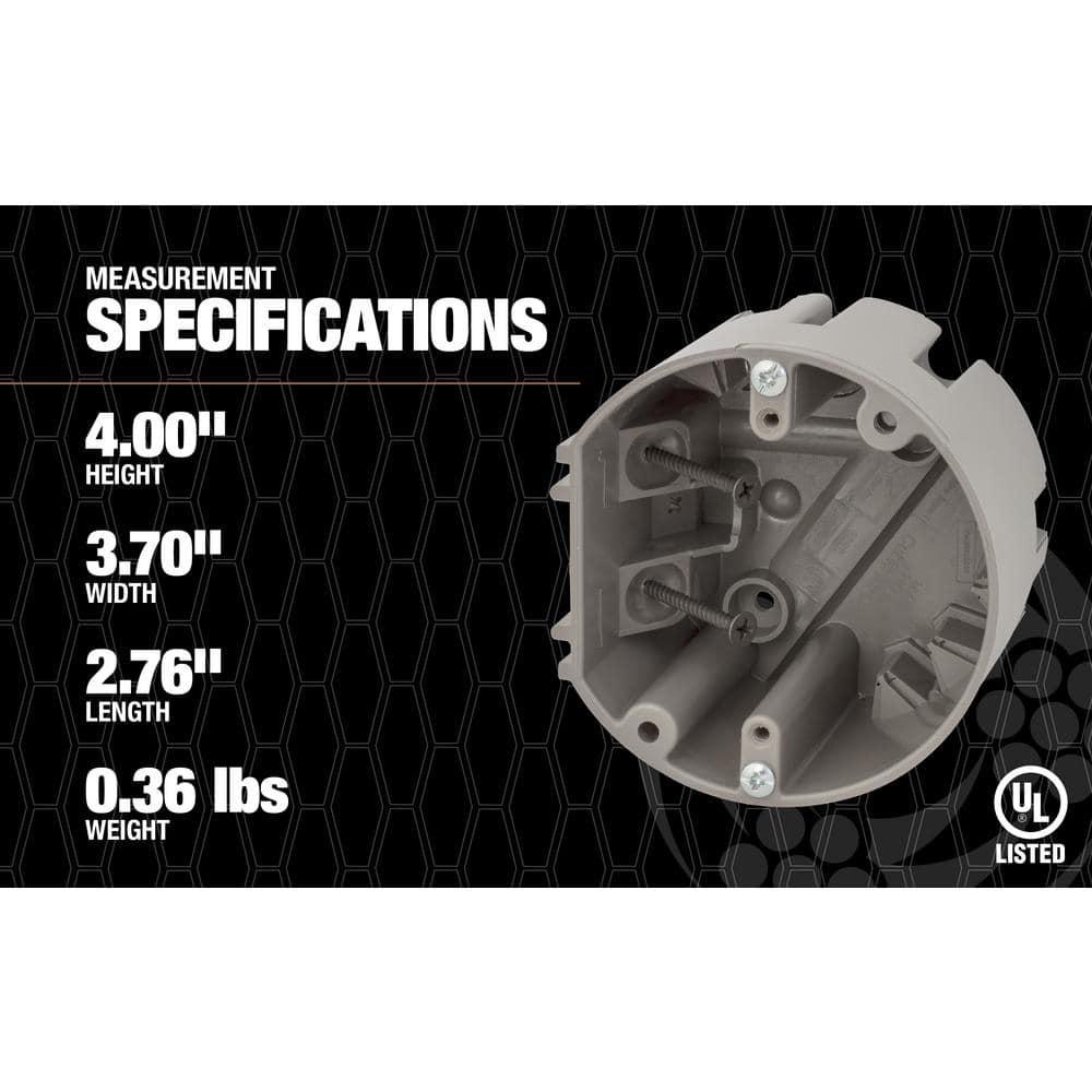 Southwire Smart Box Adjustable Depth 50 lb. Ceiling Box Support