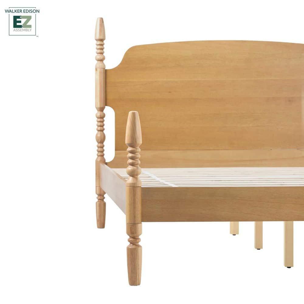 Vivienne Traditional Easy Assembly Solid Wood Turned Spindle Bed