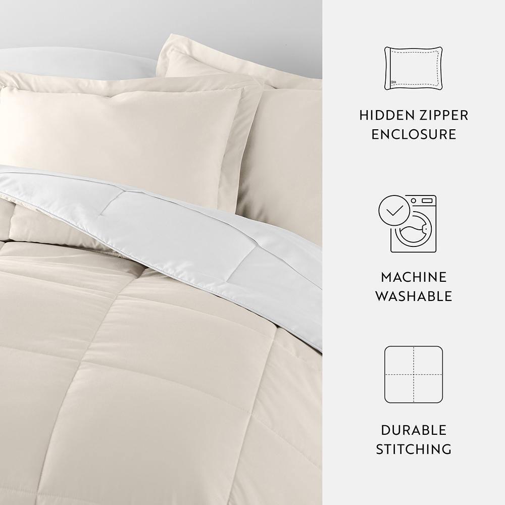 Becky Cameron Reversible Down-Alternative Comforter Bedding Set