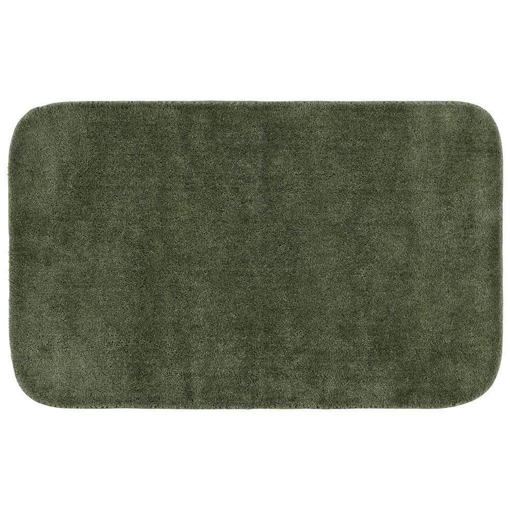 Garland Rug Traditional Nylon Washable Deep Fern 30" X 50" Bath Rug - Soft, Absorbent, And Stylish for Your Bathroom