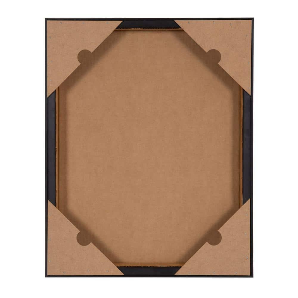 Kate & Laurel All Things Decor 18"x24" Feeling Lucky Framed Canvas by Alli Standefer Bright Gold