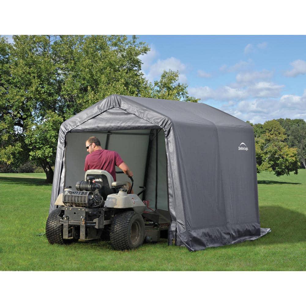 ShelterLogic ShelterLogic Shed-in-a-Box 8 x 8 x 8 ft Peak Gray