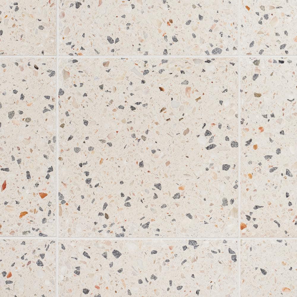 Durham 16.14 in. x 16.14 in. Polished Terrazzo Floor and Wall Tile (3.61 Sq. Ft. / Case)
